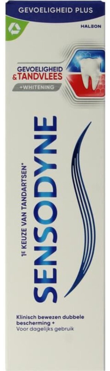 3x Sensodyne Tandpasta Gevoeligheid & Tandvlees Whitening 75 ml