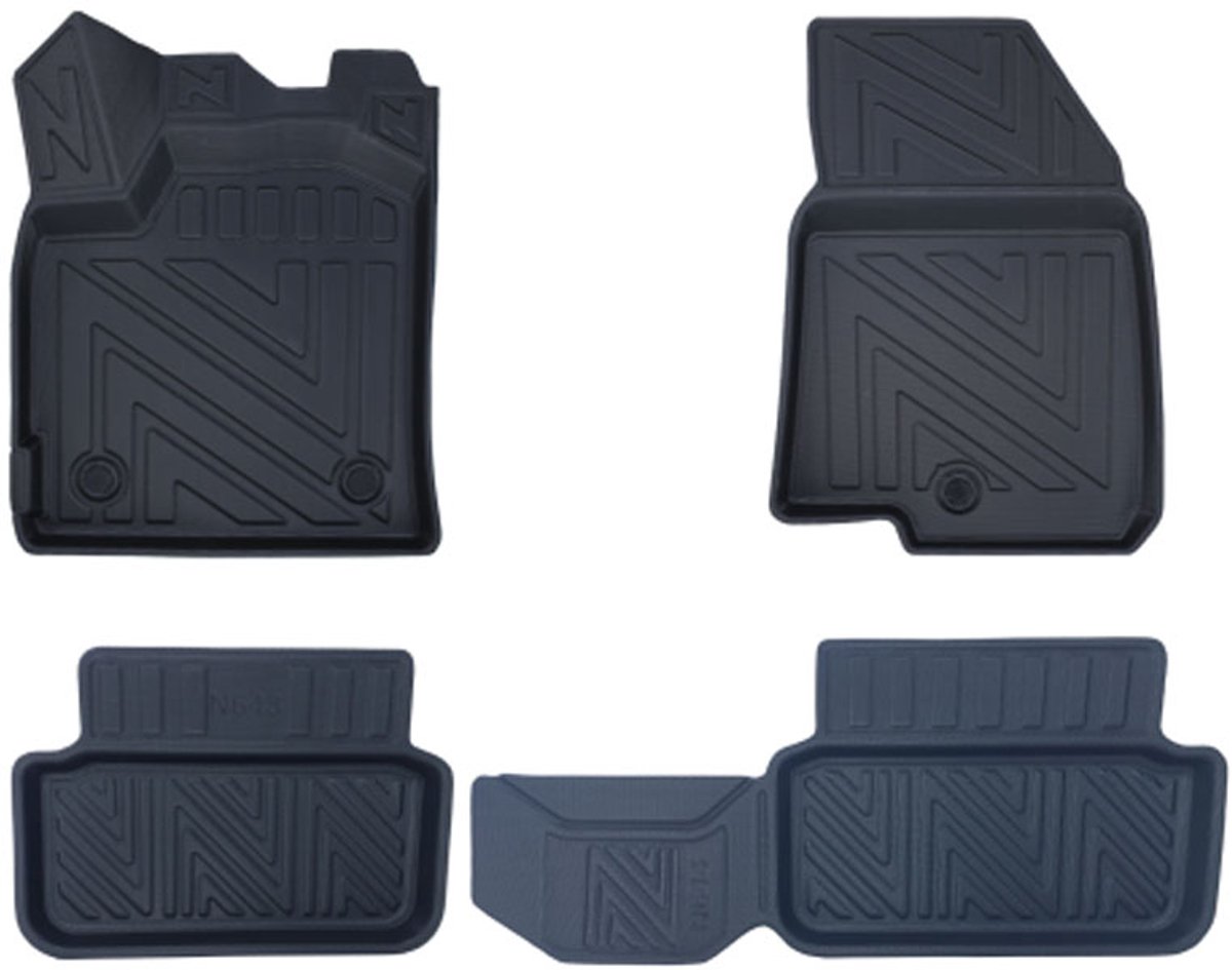 Rubbermatten Dacia Sandero / Stepway 2021-heden (complete set) - Premium carbonlook