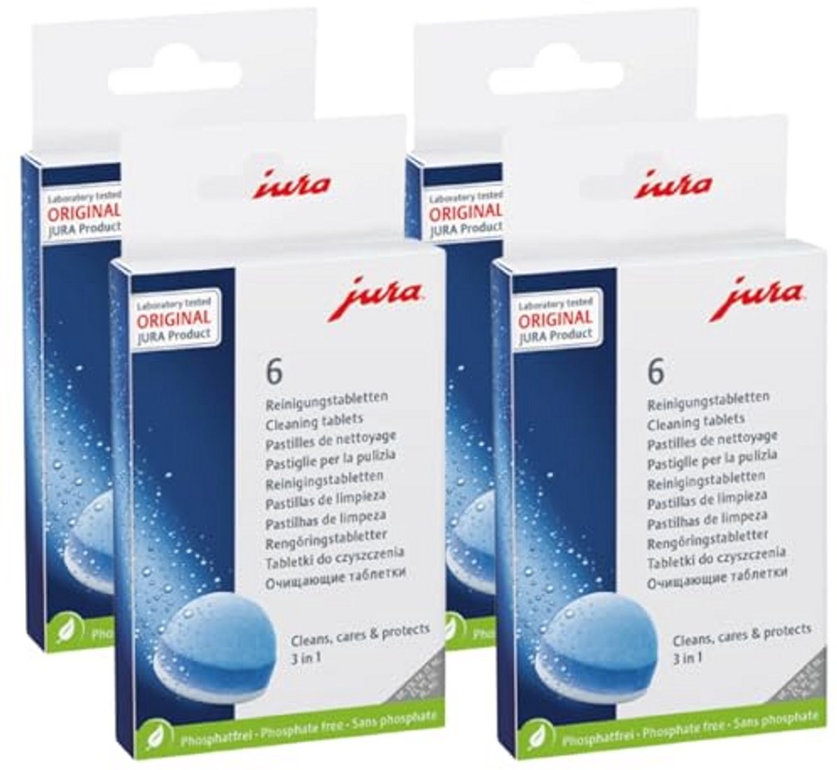 Reinigingstabletten voor koffiemachines - 4x 6 stuks