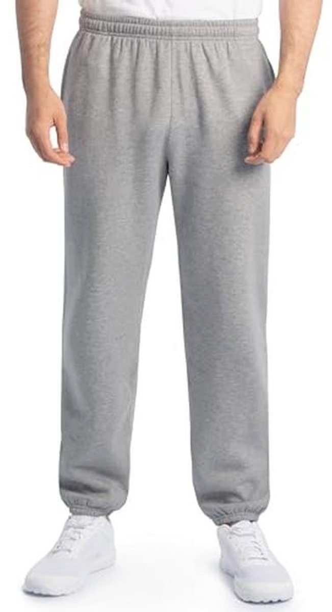 Heren Joggingbroeken Fleece Met Elastaan Band en Zijzakken, Relaxe Pasvorm, Vochtregulerend en Ademend