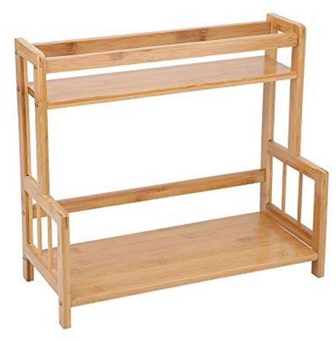 Multifunctionele Keuken Specerijenrek - Bamboo 2 Laags Keuken Organizer