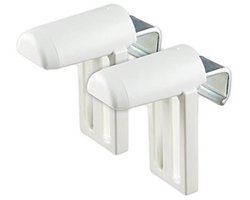 Universele klemhouder voor kunststof kozijnen – Set van 2 voor eenvoudige montage van rolgordijnen en jaloezieën