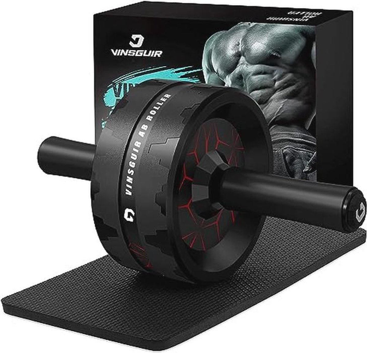Ab Roller Wheel voor Effectieve Buikoefeningen - Thuis Gym Workout Apparatuur