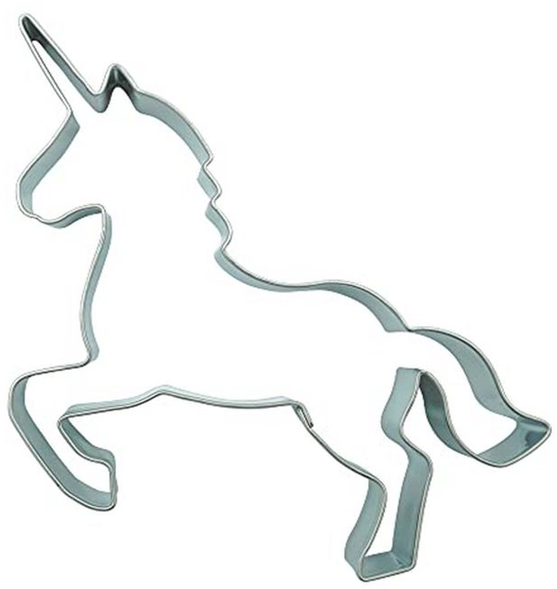 Unicorn Cookie Cutter - Stainless Steel - 9.2 cm - Dishwasher Safe