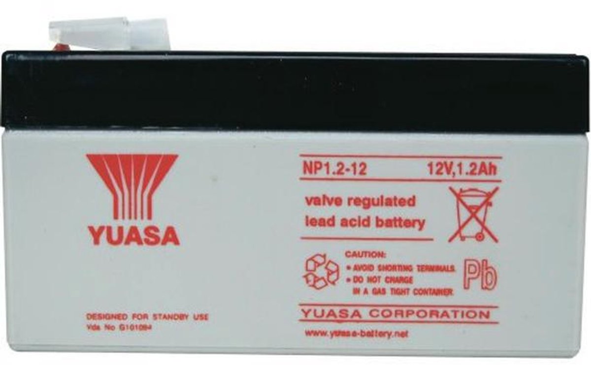 12V Loodaccu voor UPS Back-up en Noodalarm - 1 Stuk