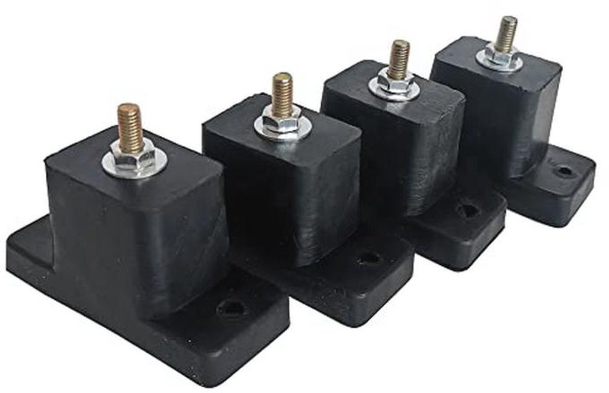Montage Airconditioning Rubberen Pads 4 Stuks - Schokdemper Houder voor Buiten