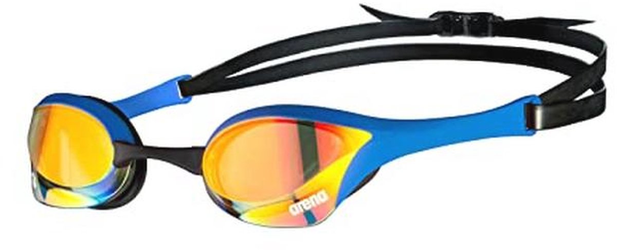 Uniseks Zwembril - Cobra Ultra Swipe, Geel en Koperblauw