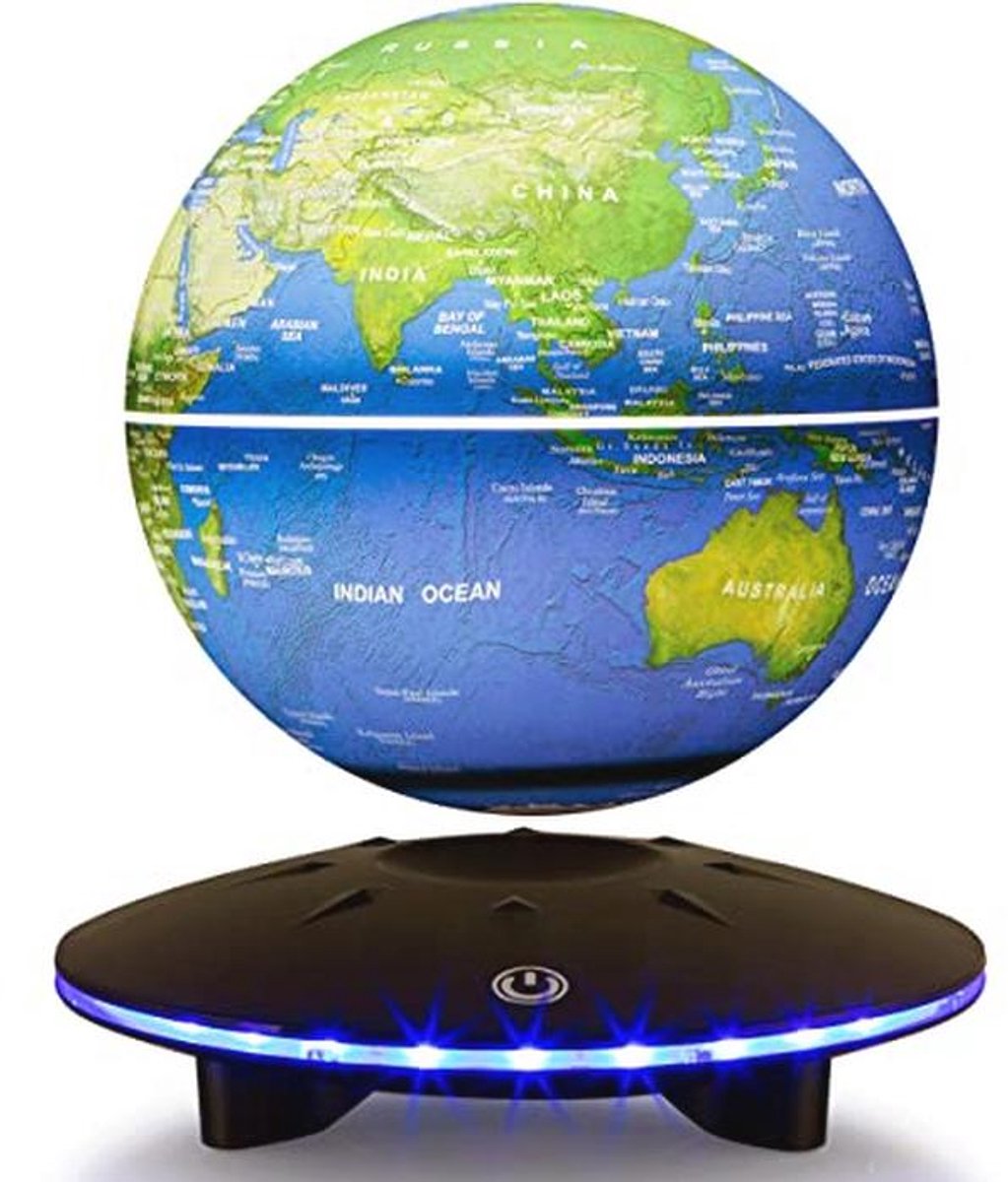 Magnetische Levitatie Globe met LED Nachtverlichting en Multi-Kleurige Verlichting voor Interieurdecoratie