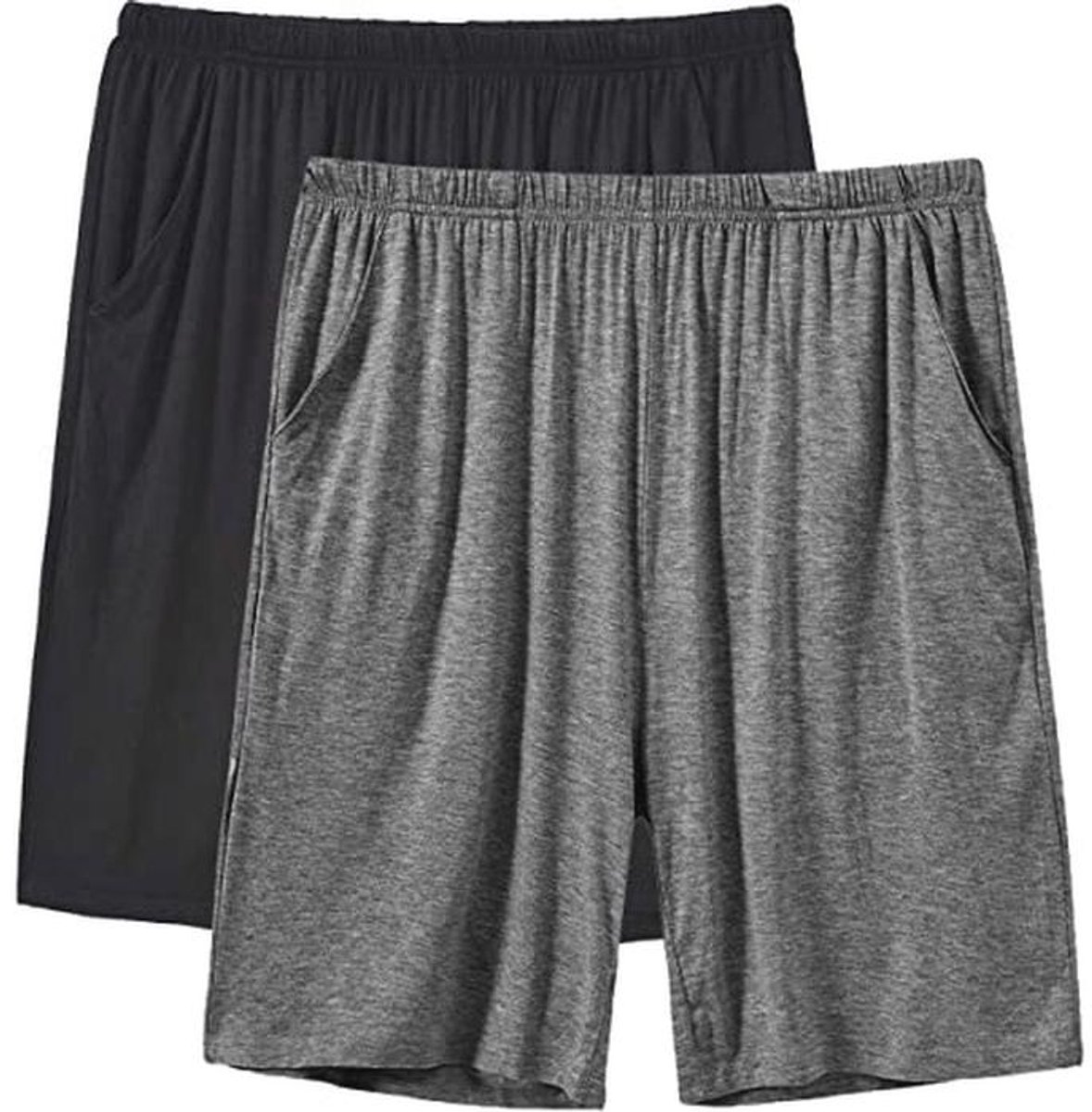 Comfortabele Korte Heren Pyjama Broek - Zachte Modal Slapenkleding met Zakken