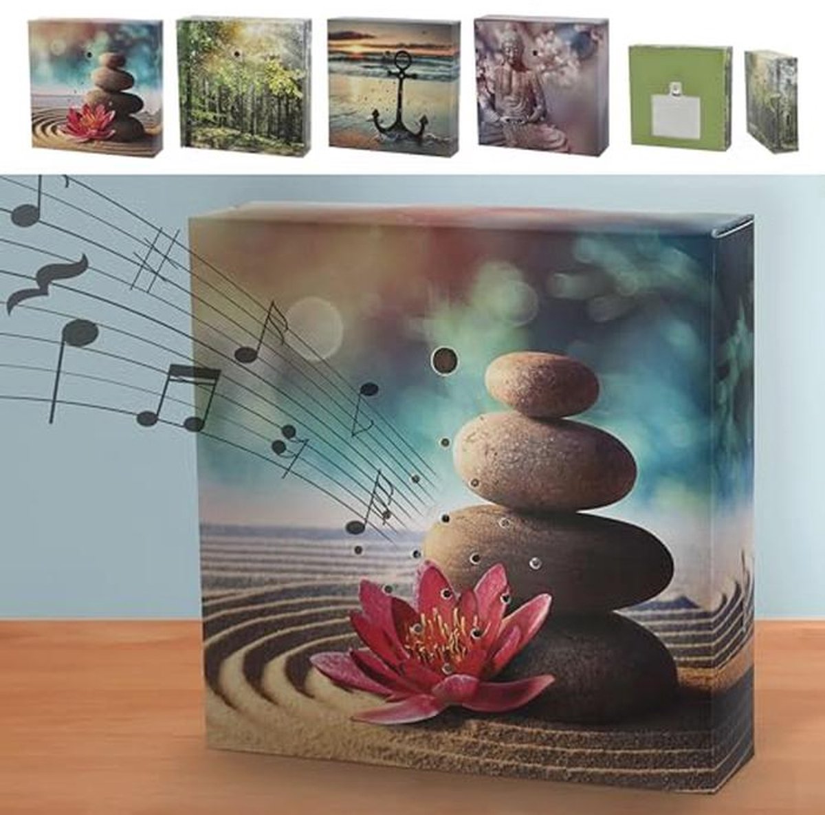Set van 4 Bewegingssensor Soundboxen voor Meditatie en Ontspanning