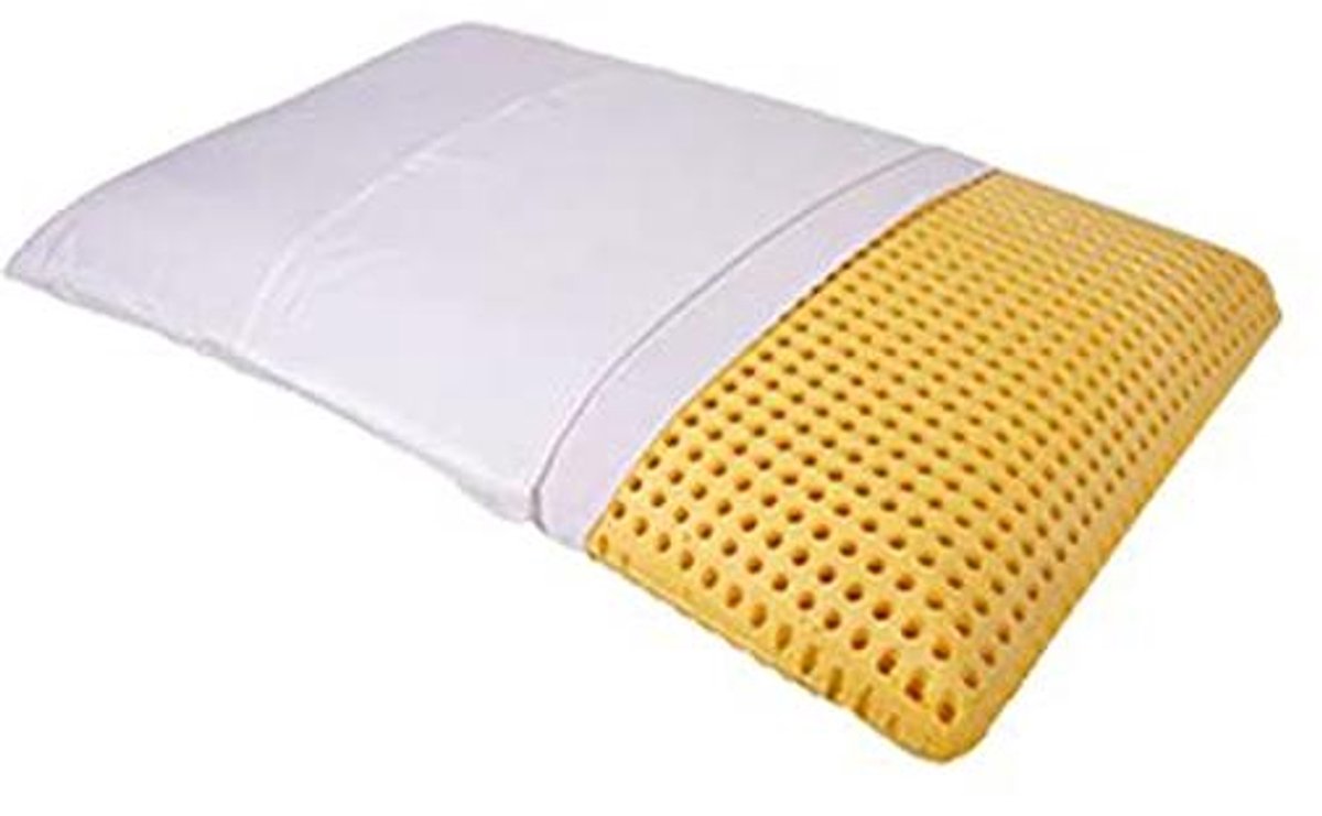 Ergonomisch Geurkussen voor Gezonde Slaap – Thermo-Zacht Schuim met Katoenen Overtrek (73 