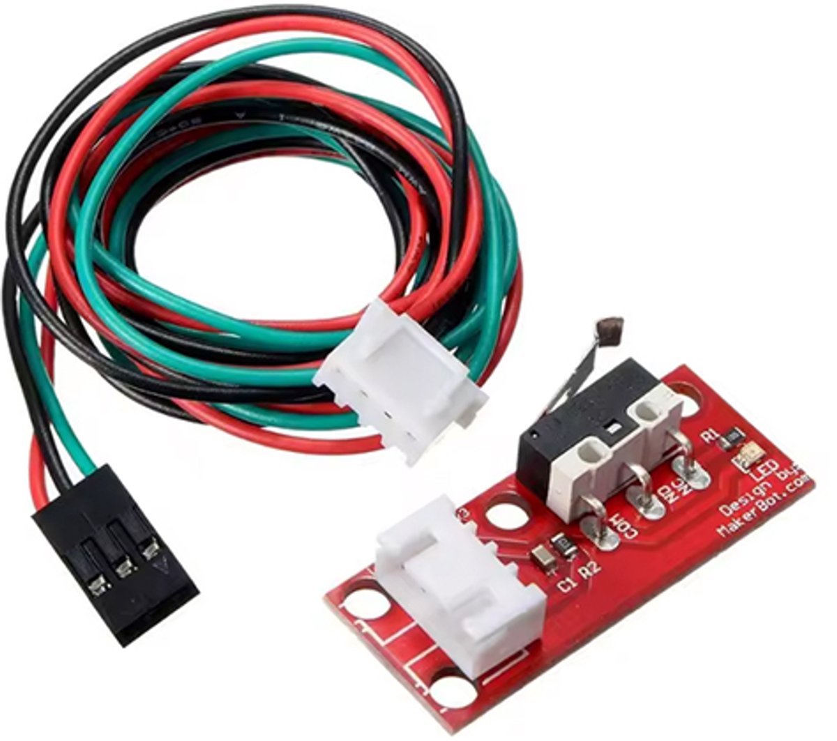 Mechanische Eindstop met Kabel – Eindschakelaar voor 3D-Printers en CNC