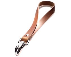 ELBERCRAFT® Sleutelhanger leer puur zonder logo sleutelkoord