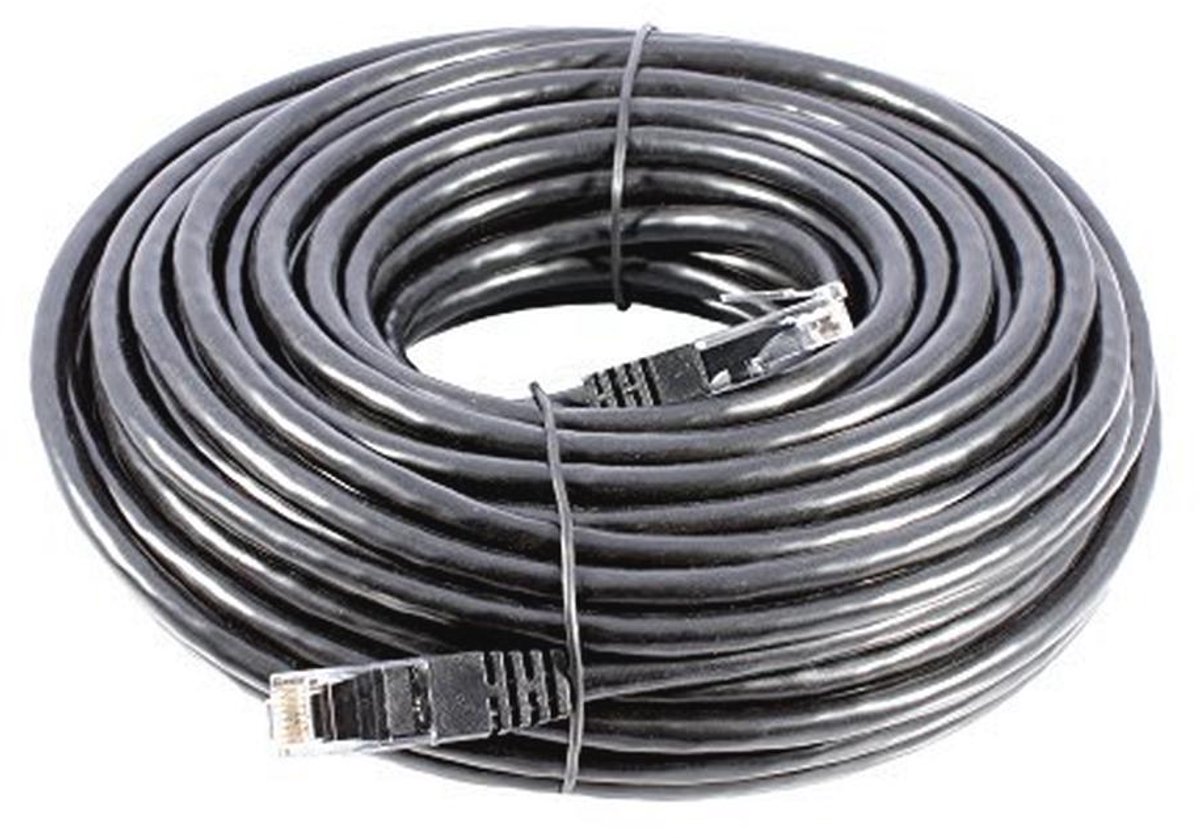 30 m Massief Koper UTP CAT6 Netwerkkabel - Plug & Play voor Binnen en Buiten - GigaBit Ethernet