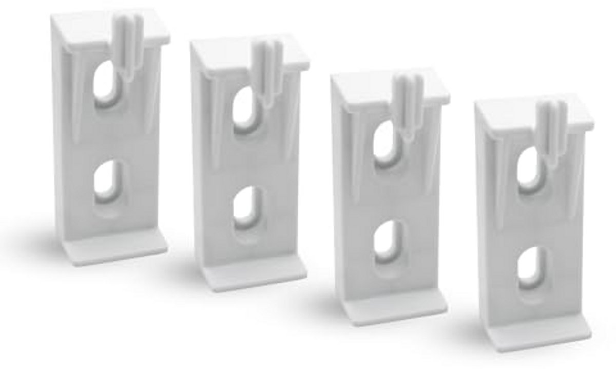 Nylon Radiator Wandhouder - 4 Stuks - Elektrische Bevestiging voor Radiatoren