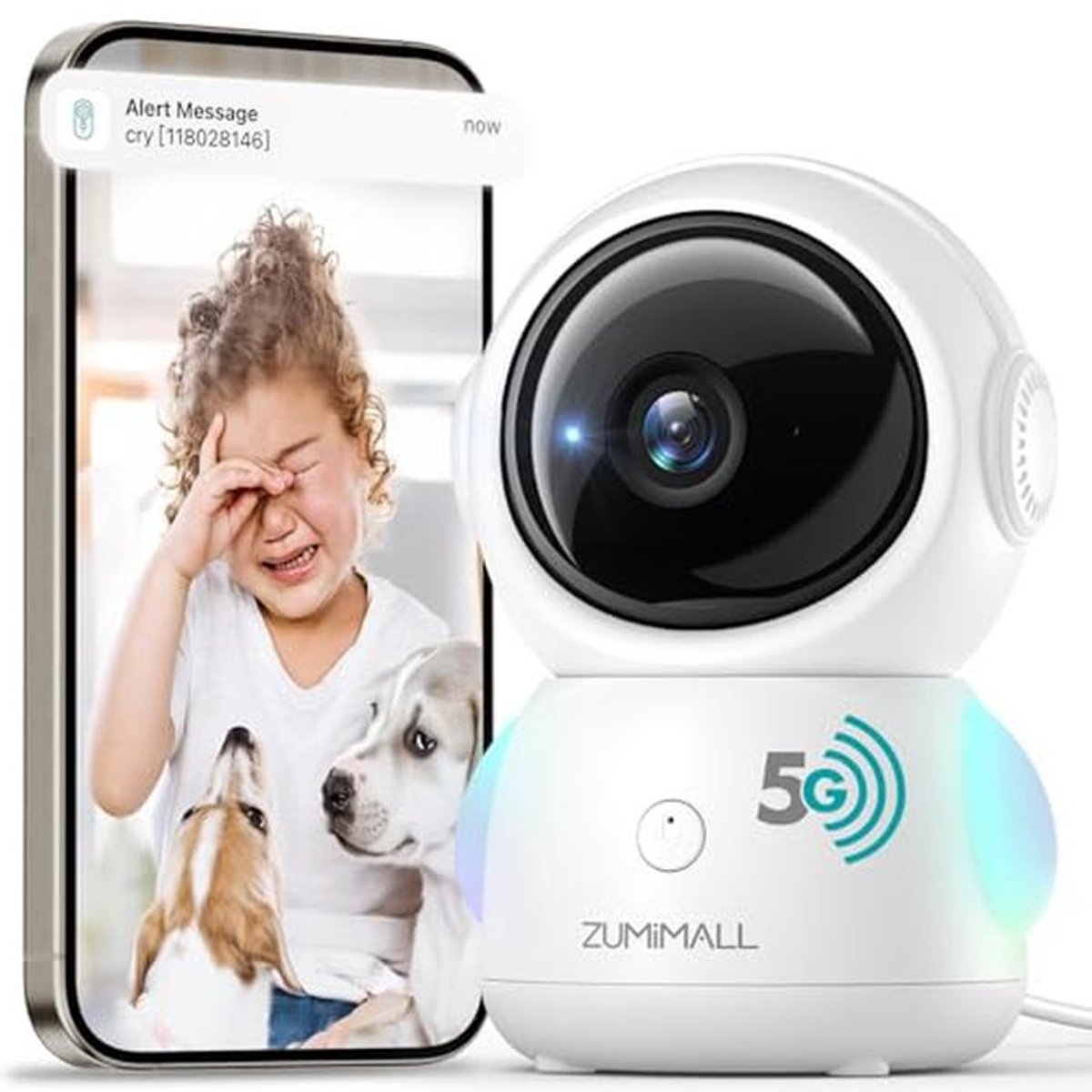 Babyfoon met HD-video en WiFi Beveiliging