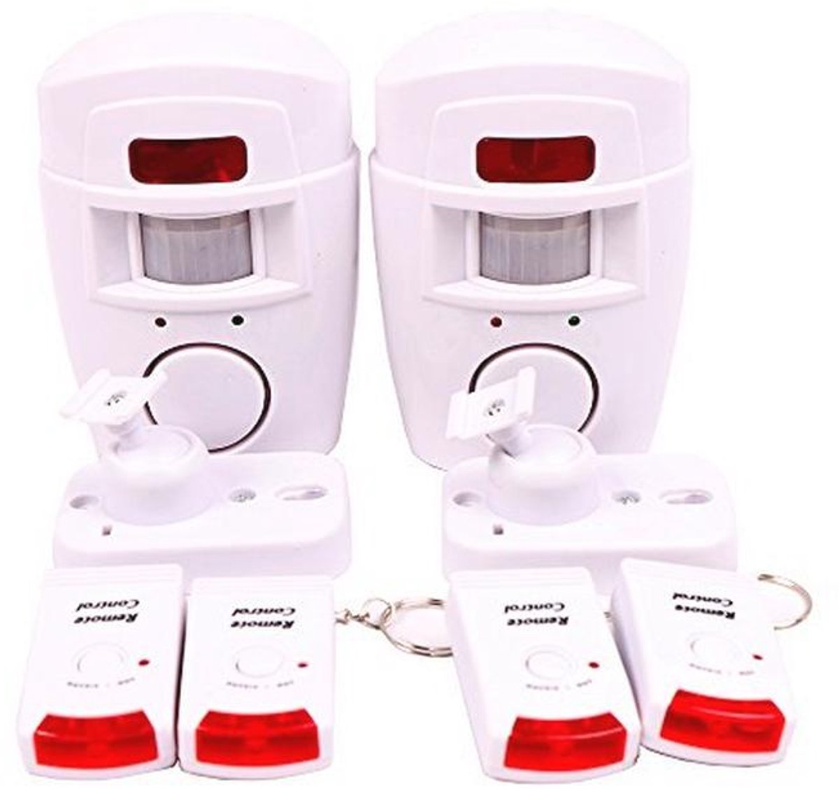 Draadloze Bewegingsmelder voor Huisbeveiliging - 105 dB Alarm met 2 Afstandsbedieningen