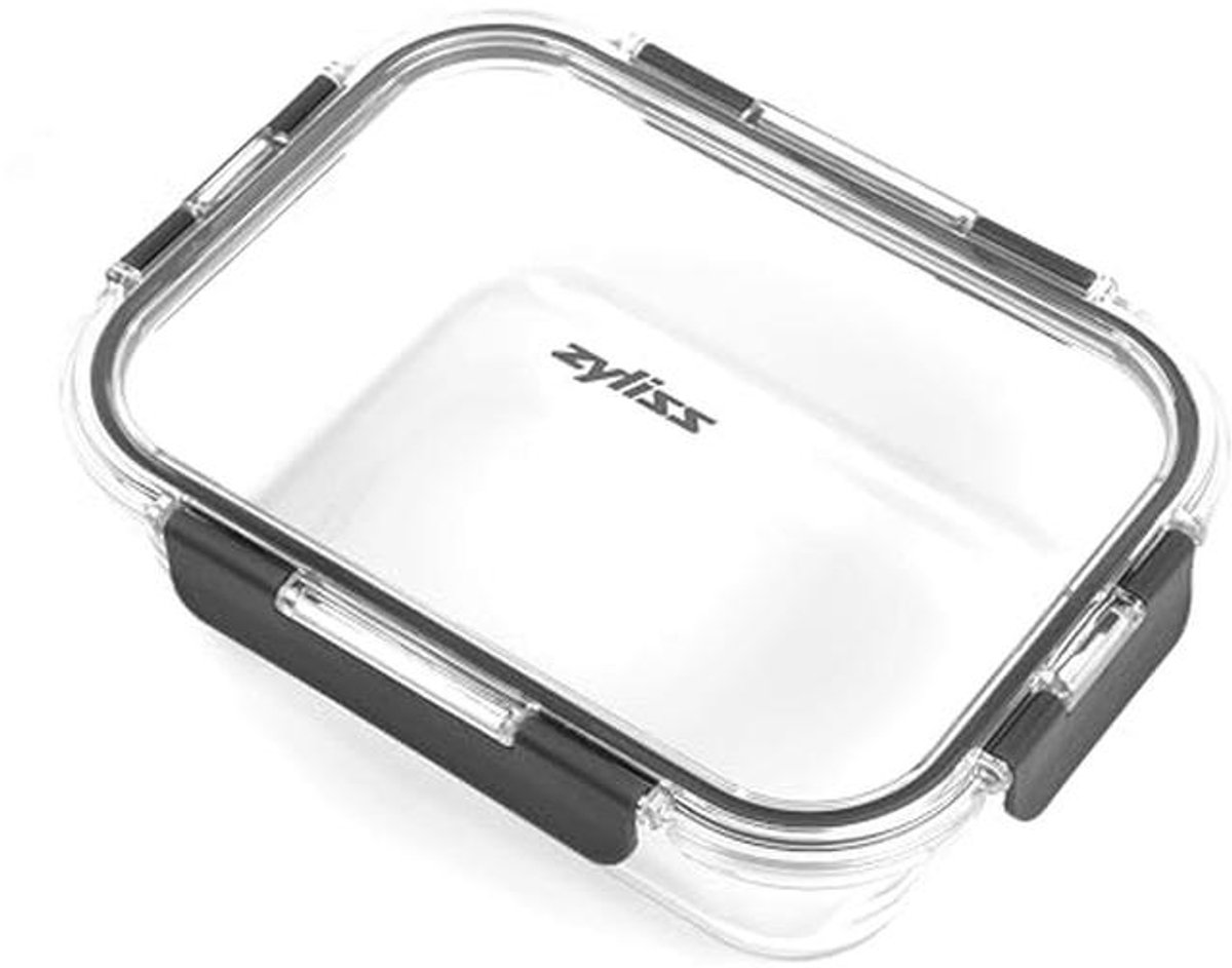 Luchtdichte glazen voedselcontainer 1,5L - Onbreekbaar en magnetronbestendig
