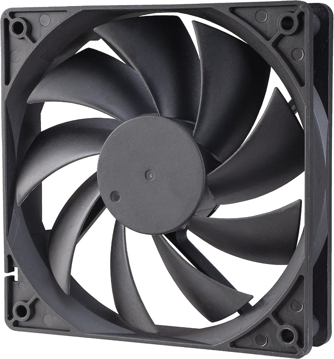 DC 120 mm Zwarte Axiale Ventilator voor PC-behuizing