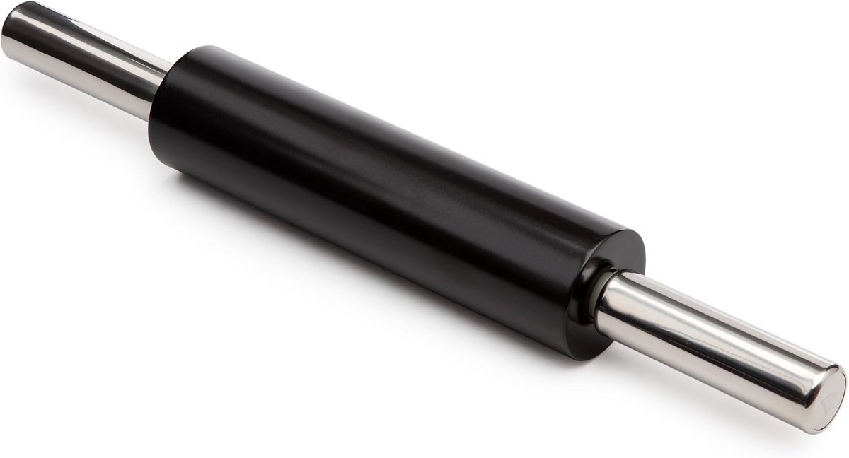 Deegroller met Antiaanbaklaag - 48 cm - Cilinder 5 cm - Kunststof Handgrepen - 2 stuks