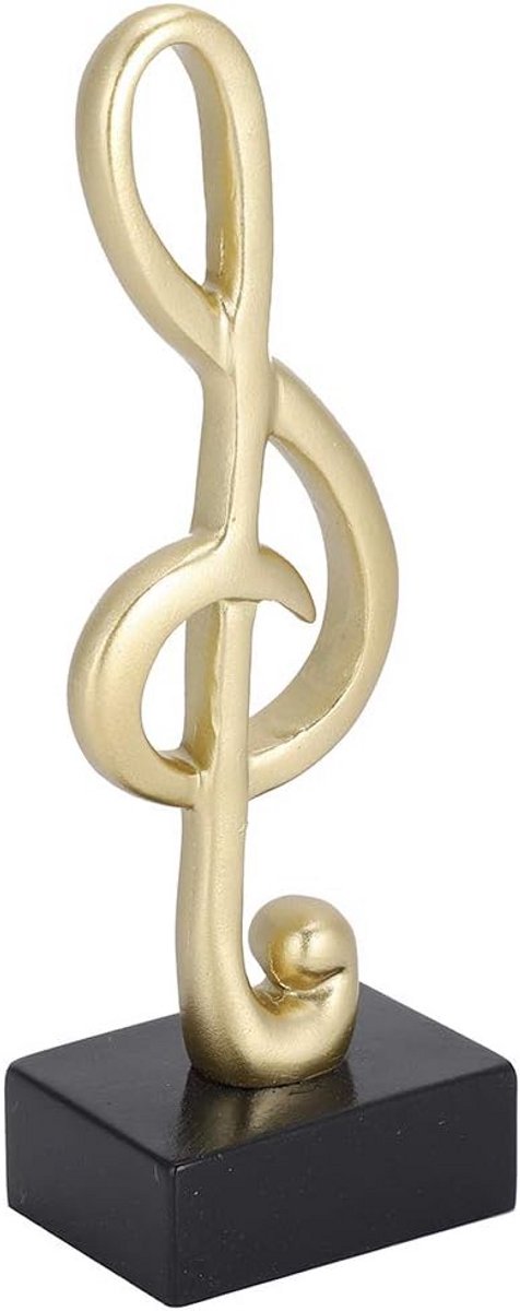 7.3 inch hars muzieknoot figuur - stijlvol ornament voor op het bureau
