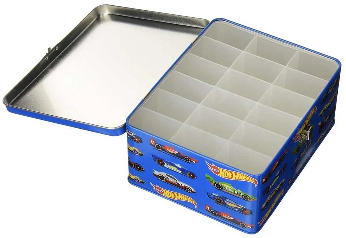 Klein Toys - Hot Wheels verzamelkoffer - geschikt voor max. 18 auto's - 15,5x8,5x21 cm - blauw — afbeelding 4