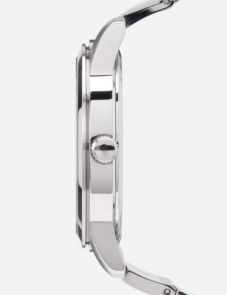 Herenhorloge van roestvrij staal met kwartsbeweging