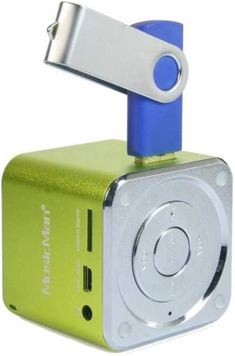 Draagbare Mini Soundstation Speaker met MP3-speler functie - AUX, USB & Micro SD