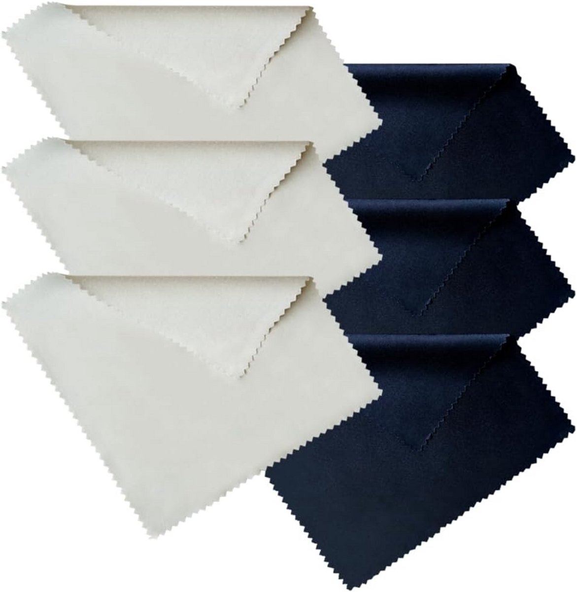 6x Premium Microvezeldoekjes - Zacht voor Brillen, Lenzen, Schermen en Tablets 15x18 cm
