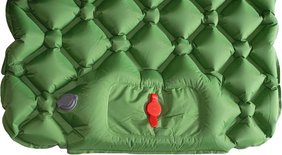 Zelfopblazende Campingmat 30 Seconden Ultralicht Groen met Draagtas van Merkloos — afbeelding 4