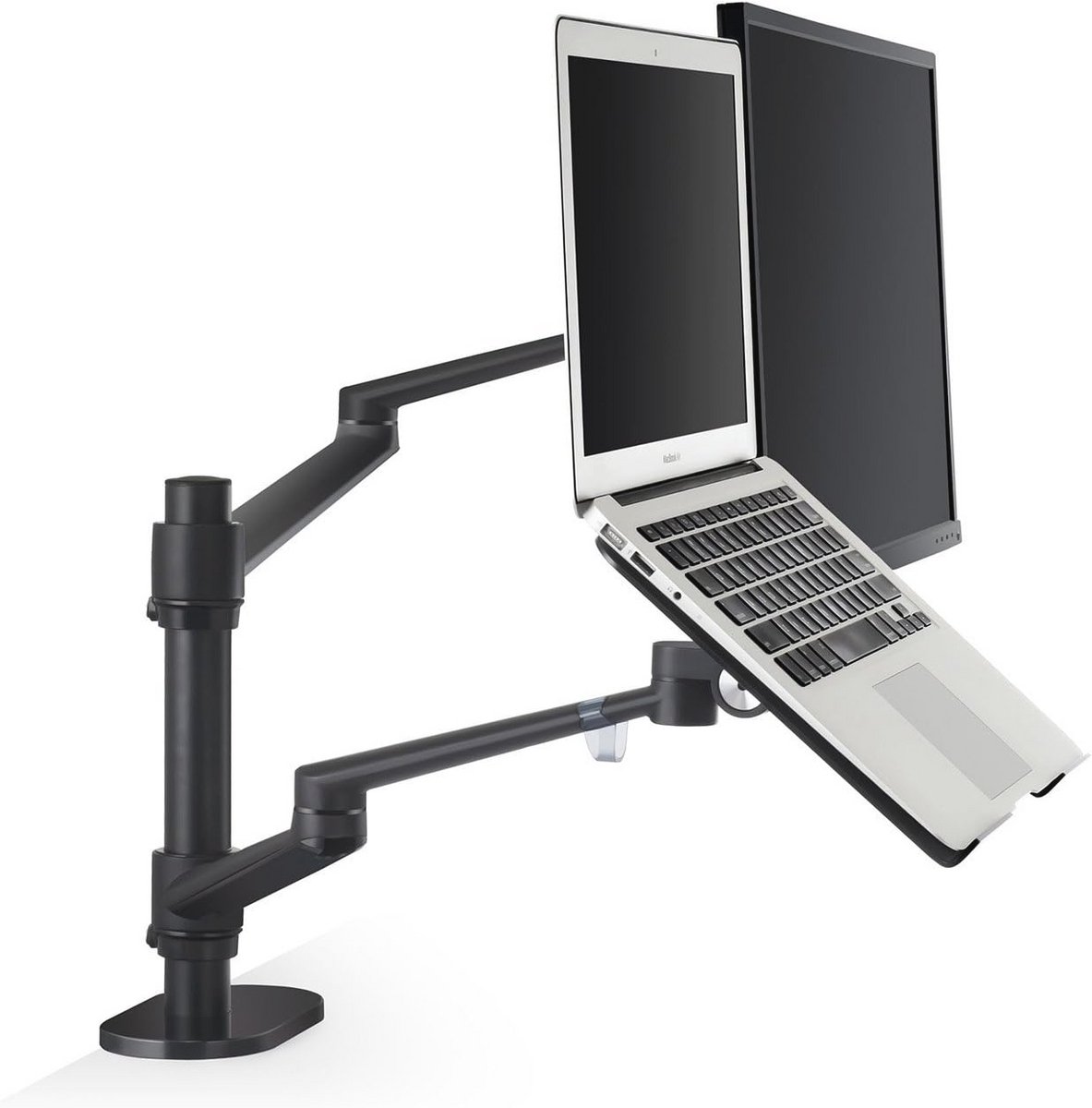 Verstelbare universele monitor en laptop standaard voor bureaus