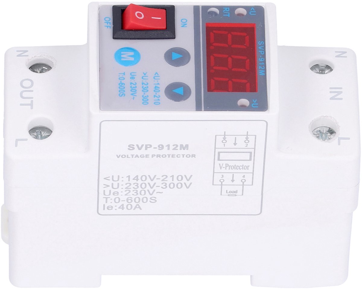 Spanningsbeveiliging Overspanningsbeveiliging Industriële benodigdheden SVP‑912M 220V 40A