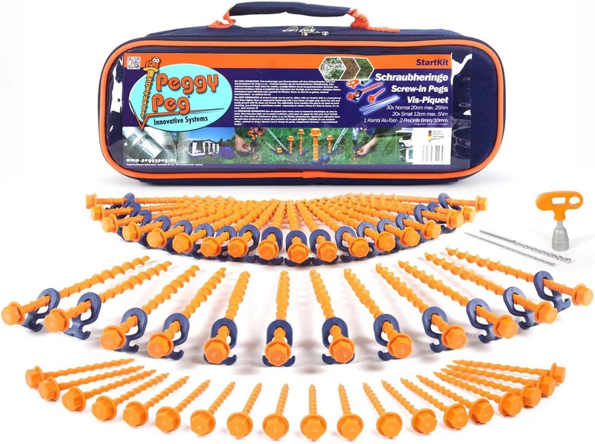 Startkit voor Schroefharingen en Combi-Gereedschap - Ideaal voor Camping en Outdoor Activiteiten
