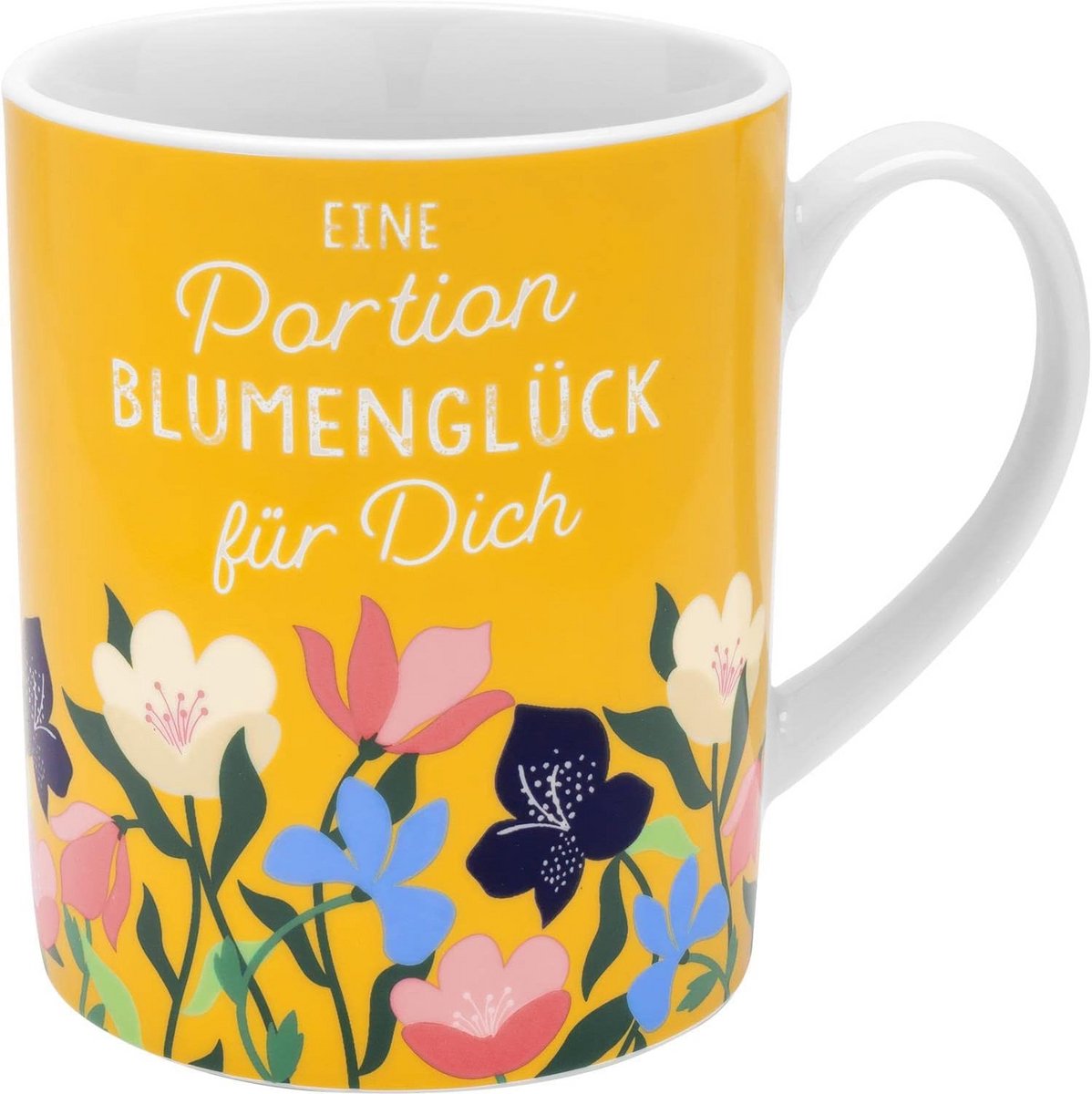 XL Jumbo Mok Tuin Motief - Groot Porseleinen Koffie- of Theekop (60 cl)