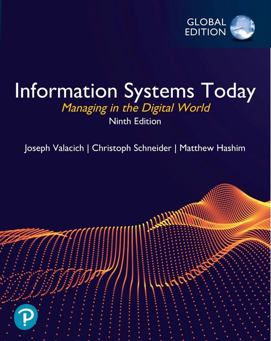 Information Systems Today: Managing in the Digital World, Gl ... - cover