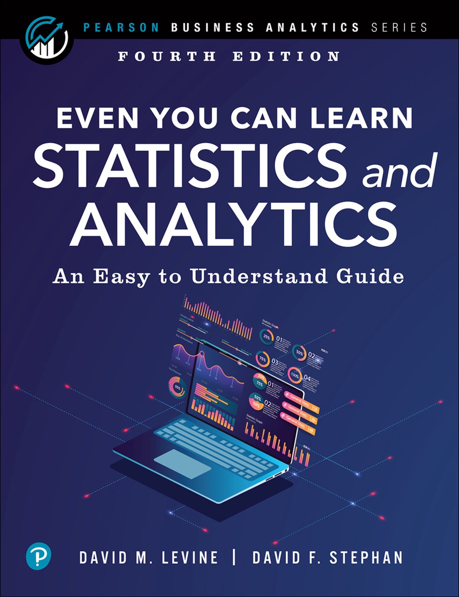 Omslag van Pearson Business Analytics Series- Even You Can Learn Statistics and Analytics