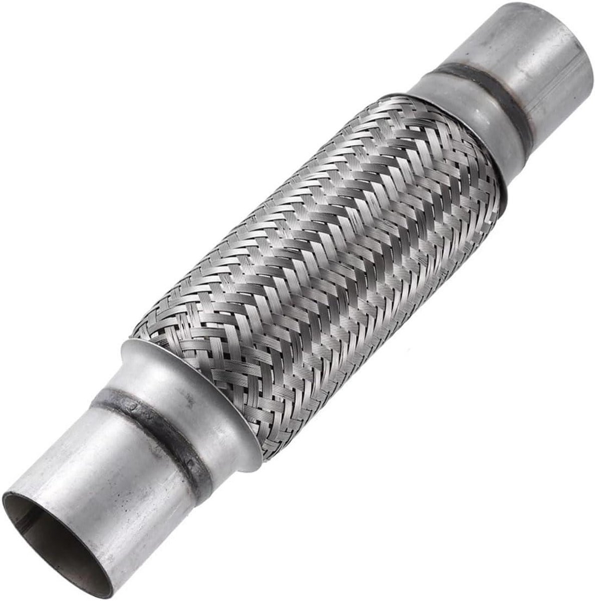 Allecta - Flexibele Uitlaat 63mm x 200/300mm Reparatiebuis RVS Flex Connector Uitlaatpijp
