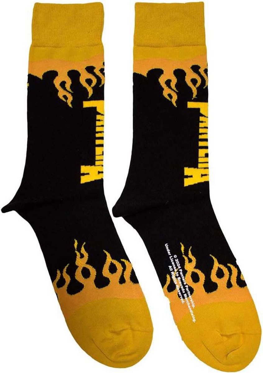 Unisex Enkelsokken met Vlammen Logo Band Merchandise