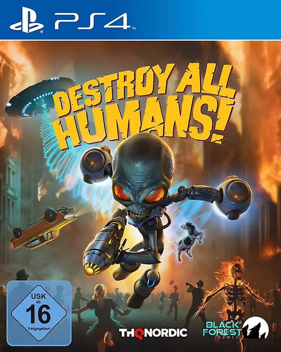 THQ Destroy All Humans! Standaard PlayStation 4