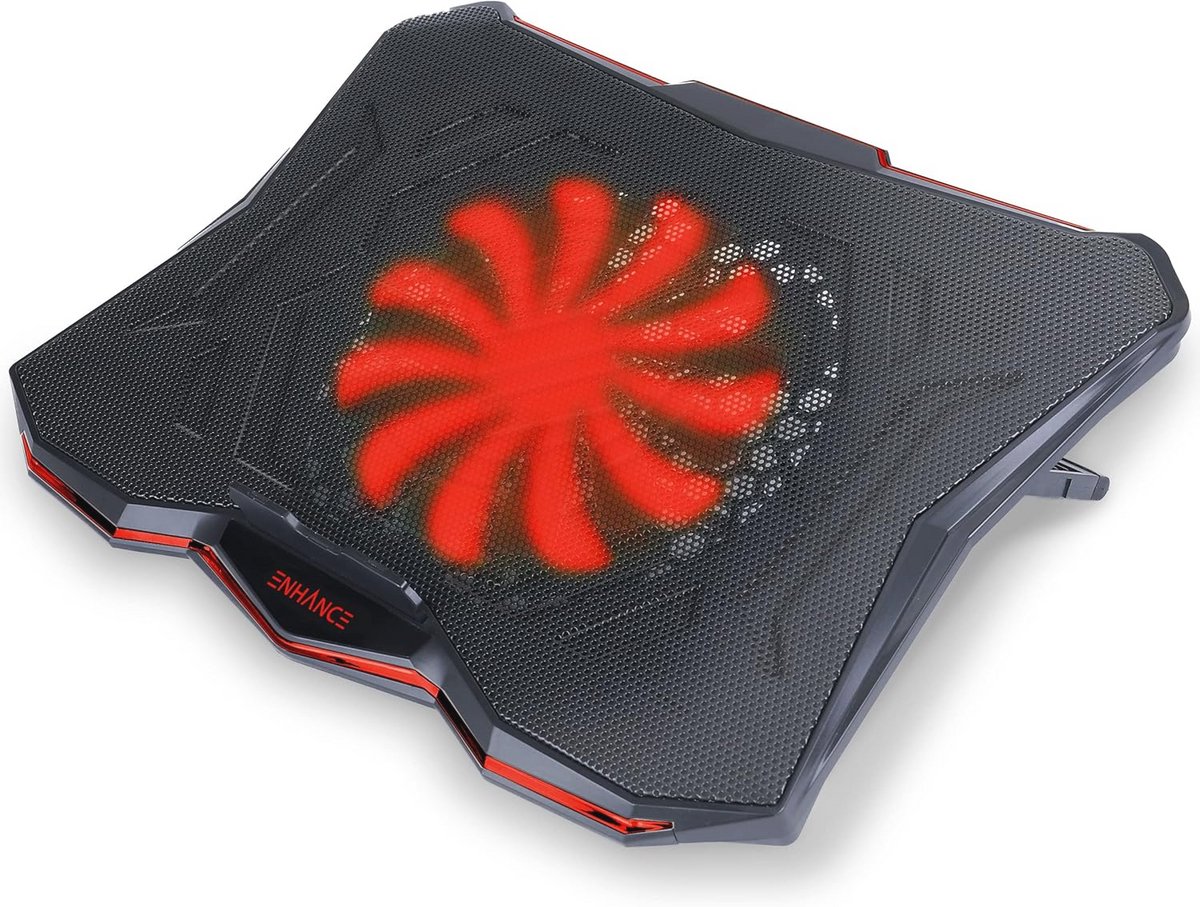 Gaming Laptop Koelstandaard met 7 Hoogte-instellingen en USB-poorten