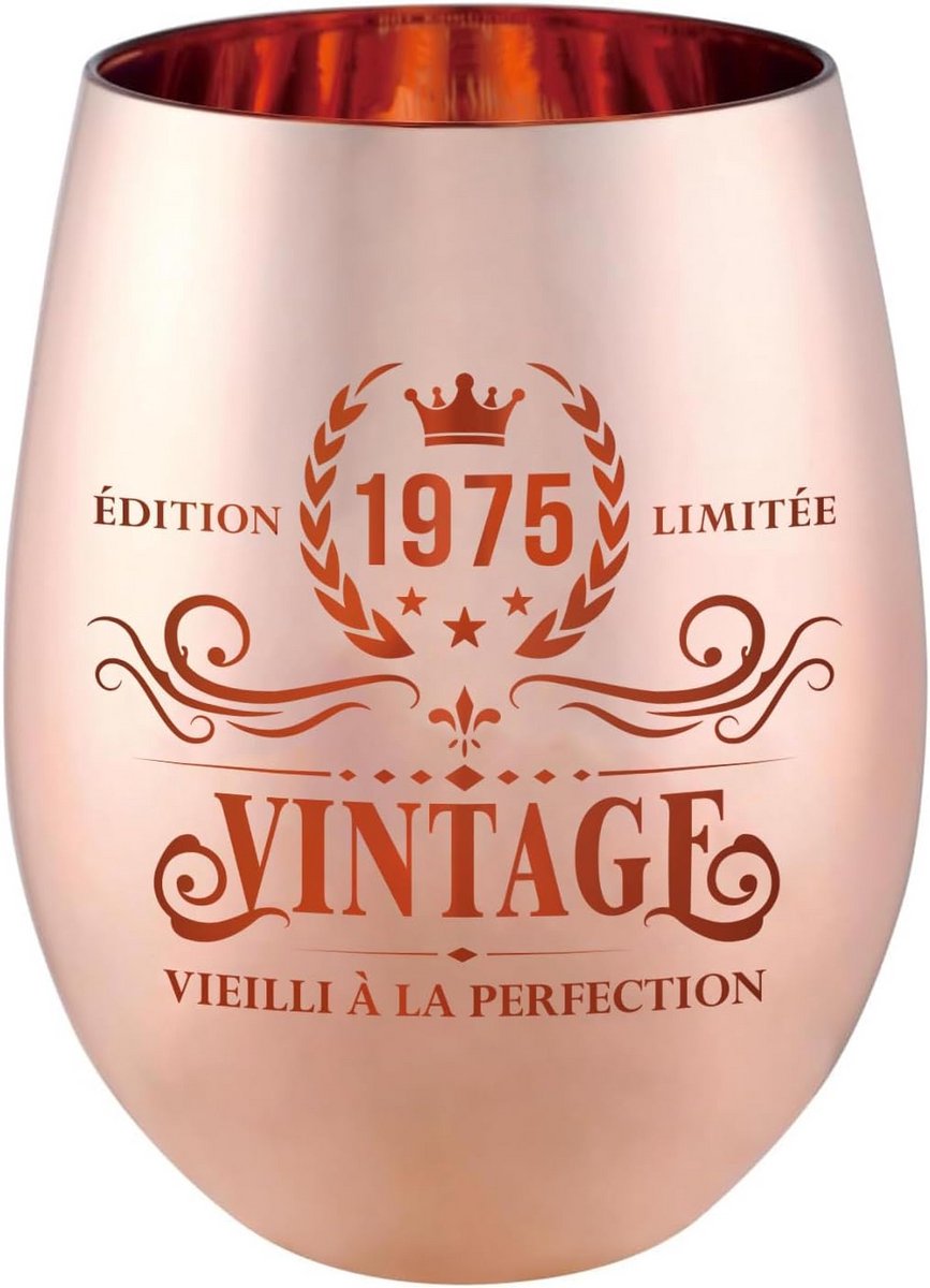 Luxe Wijnglazen Cadeau Set voor 50e Verjaardag Vrouw - Perfect Relatiegeschenk
