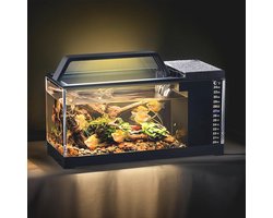 Aquarium starterskit met LED-licht en filtratiesysteem voor Betta en garnalen