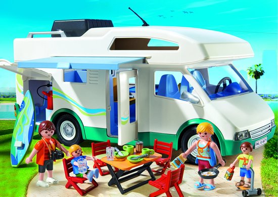 PLAYMOBIL Grote familie-camper - 6671