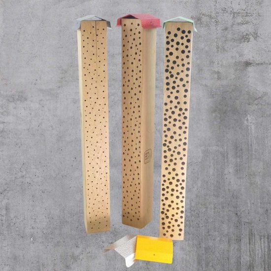 CULT at home 200 nesthulzen voor wilde bijen, insectenhotel, 6 mm, lengte 15 cm, accessoires, vulmateriaal, vervanging voor het bijvullen, bouwen en knutselen van nesthulp, bijenhotel