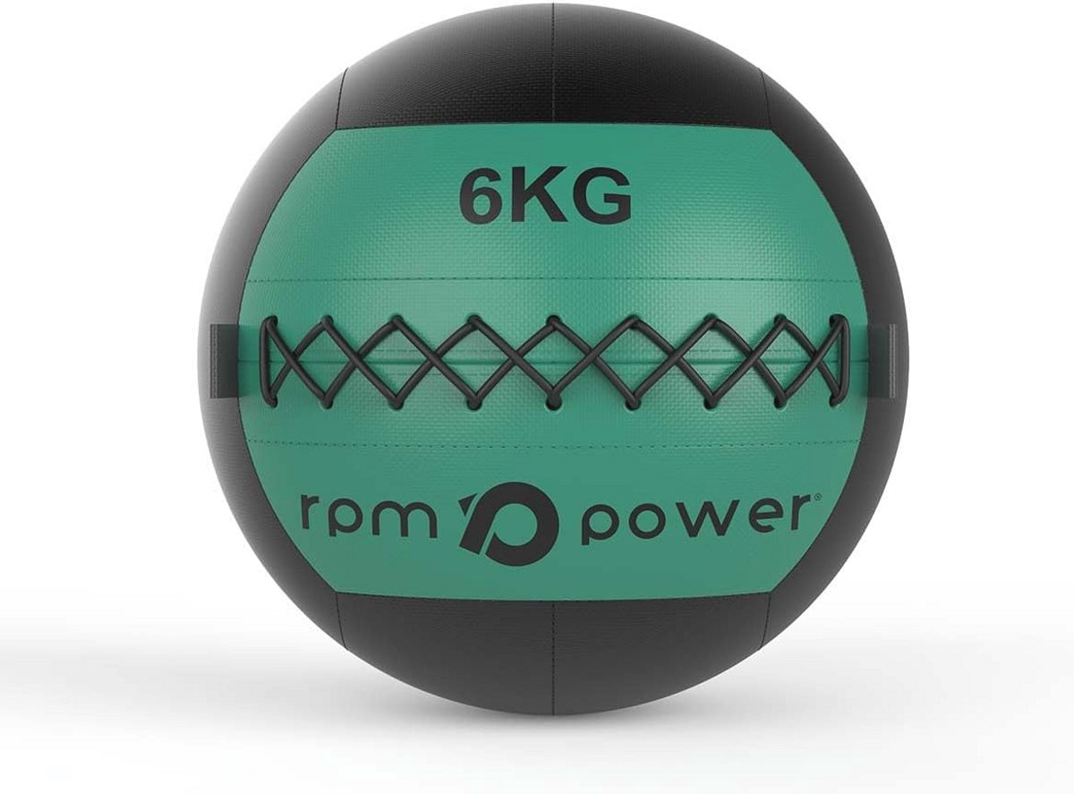 Zachte Medicijnbal voor Full-Body Workout en Krachtoefeningen - 2 kg tot 10 kg (6 kg - Groen)
