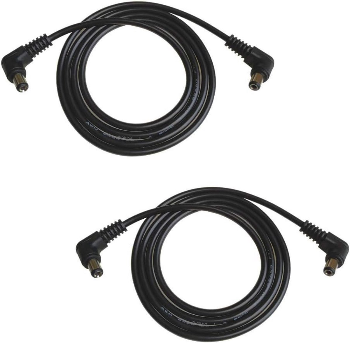 L-type DC verlengkabel 2,1 mm x 5,5 mm - 2 stuks - 1 meter