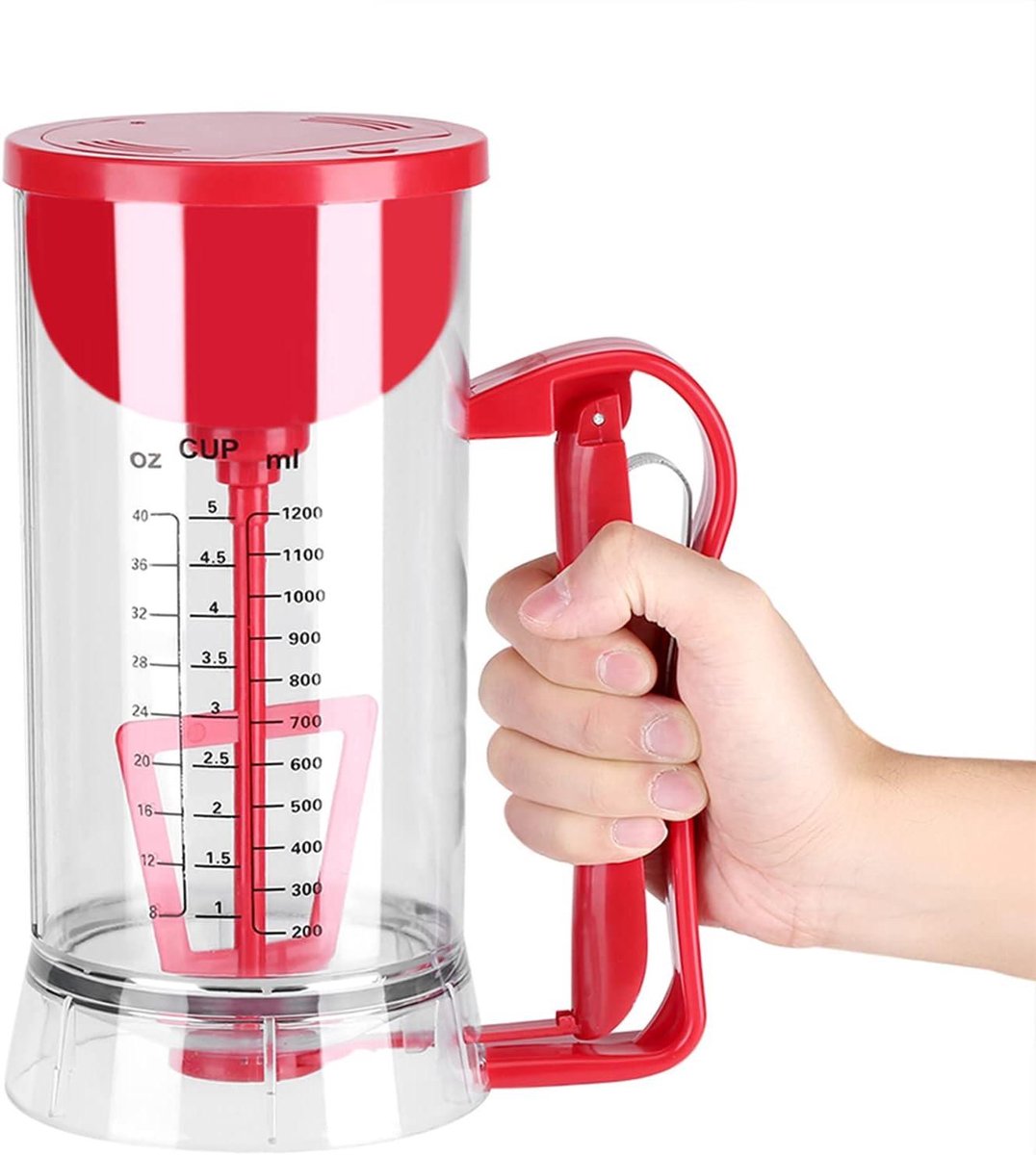 E-Ambar - Elektrische Deegdispenser voor cupcakes, wafels en pannenkoeken