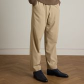 Manfield - Heren - Donkerblauwe leren veterschoenen - Maat 45