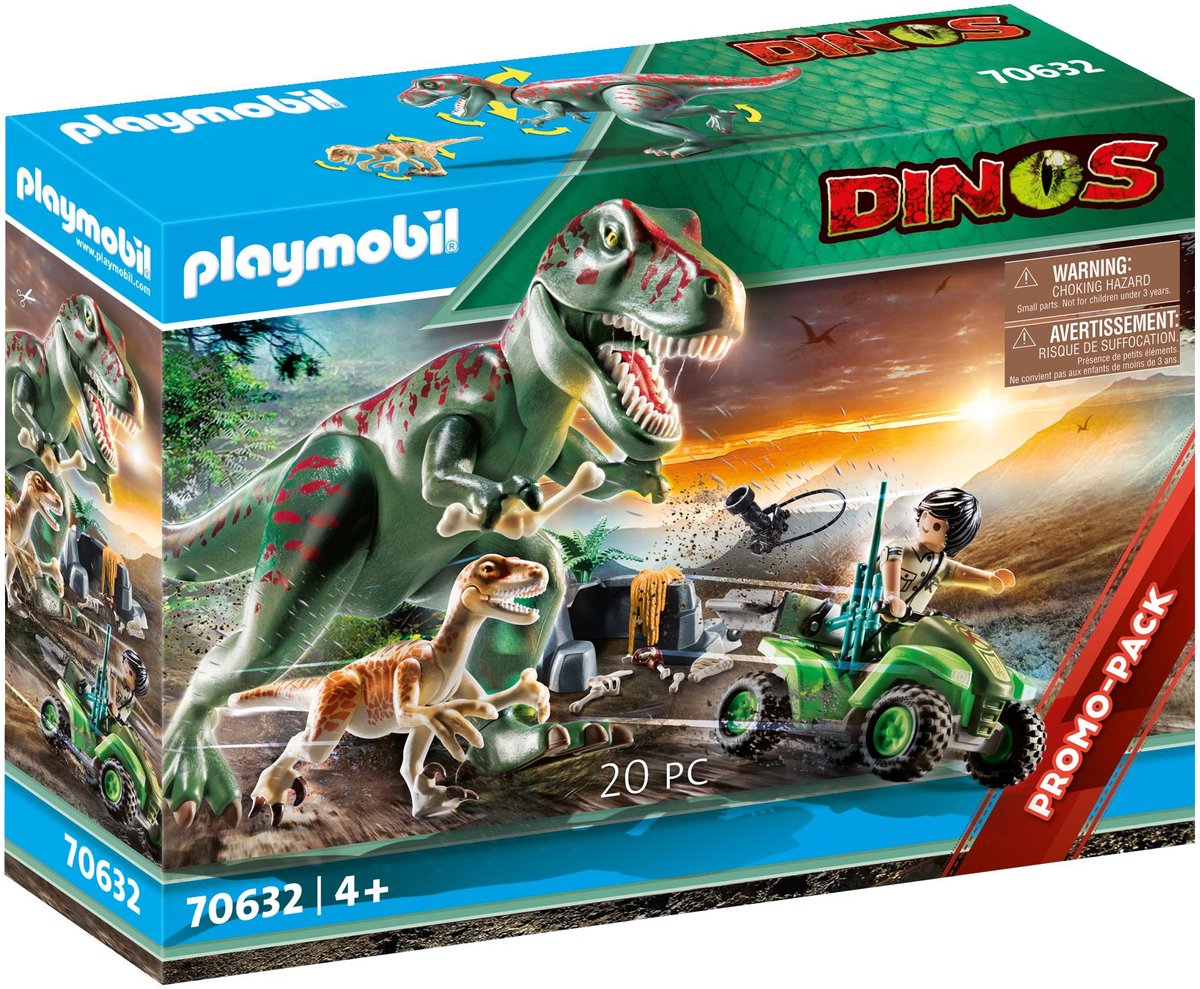 Bol.com Playmobil Dinos - T-rex Attack 70632 aanbieding