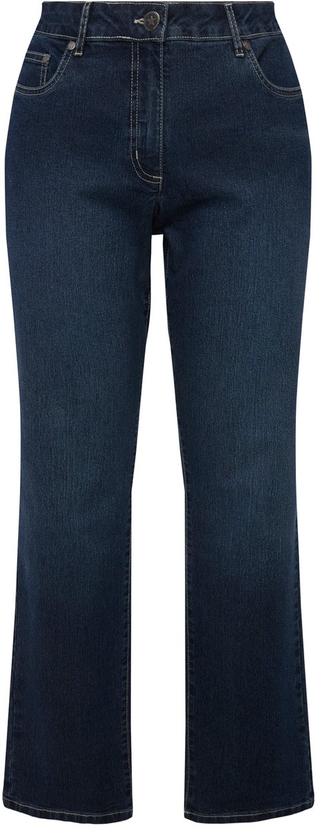 Angel of Style - Dames - Jeans Paula Straight Fit stretchcomfort 5-pocket - Donkerblauw - Maat 60